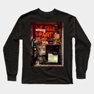 We Sell Paint, Soho, Manhattan, New York City Long Sleeve T-Shirt